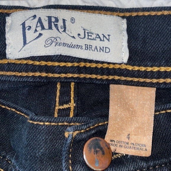 EARL Premium Brand Low Rise Skinny Flare Leg Jeans - Picture 5 of 10